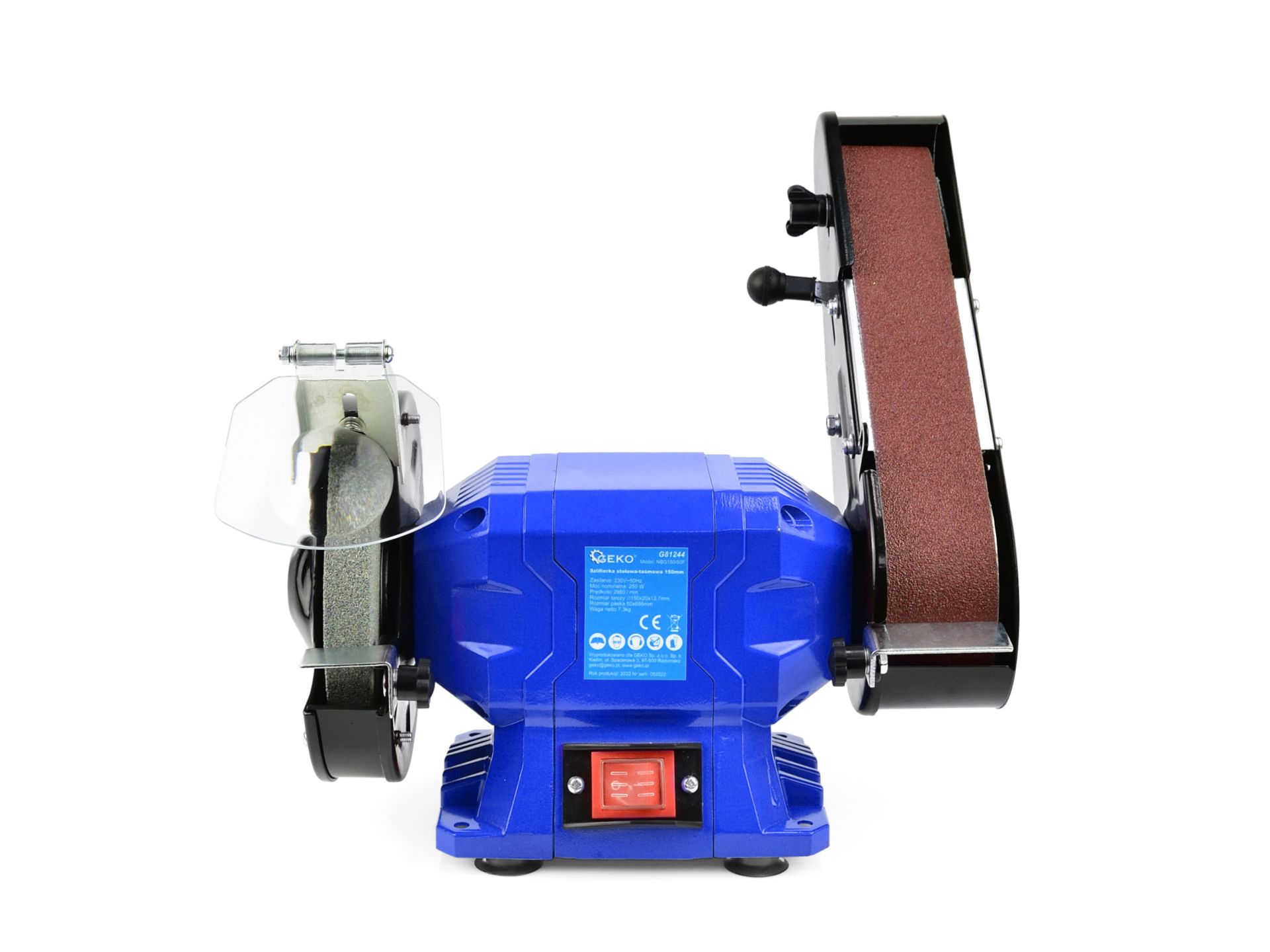 GEKO G81244 Stolní pásová bruska 150mm