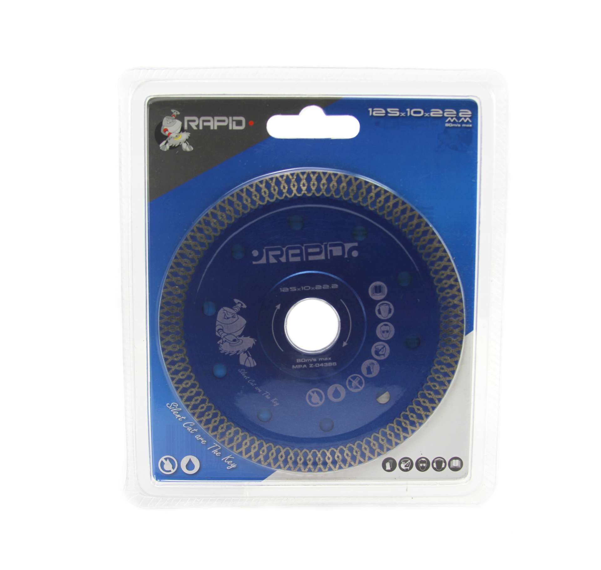 MAR-POL M08706 Kotouč řezný diamantový 125x22,2x10mm na kámen dlažbu cihly