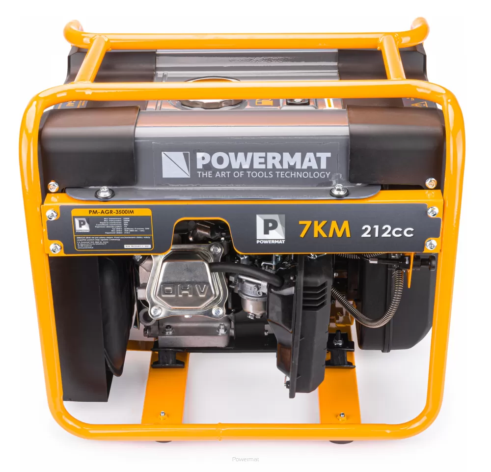 POWERMAT PM-AGR-3500IM INVERTOROVÁ ELEKTROCENTRÁLA GENERÁTOR 7HP 230V 3500W