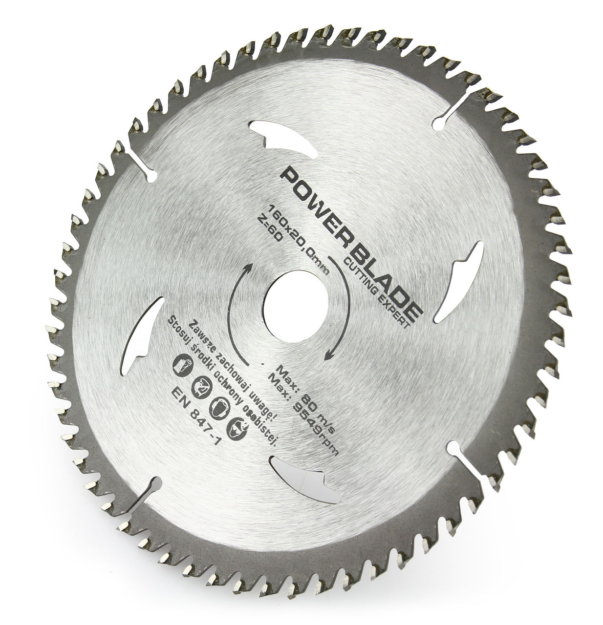 MAR-POL M09055 Vidiový kotouč na dřevo 160mm 20mm 60T