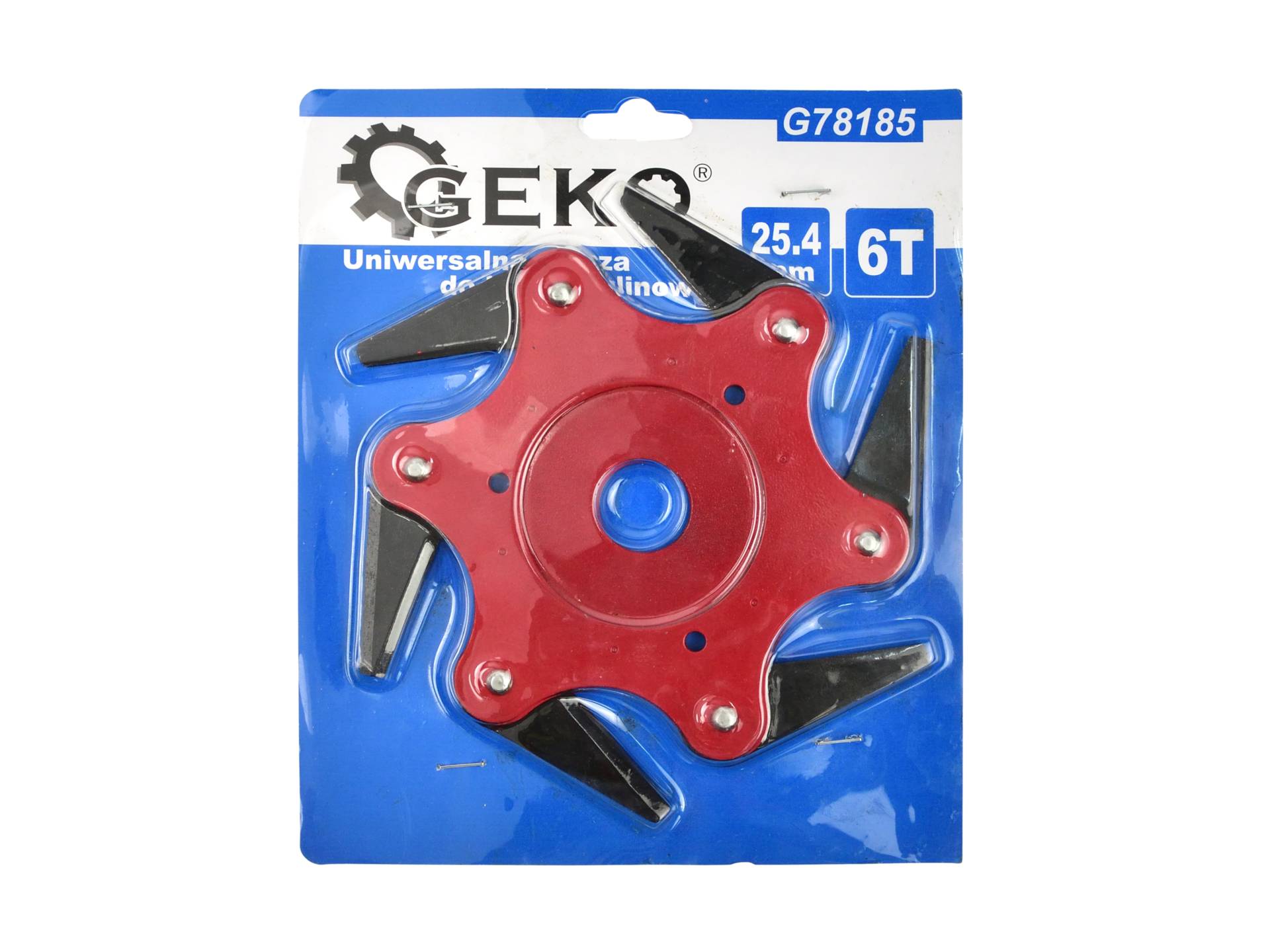 GEKO G78185 Univerzální žací kotouč ke křovinořezu 6 čepelí, 25,4mm