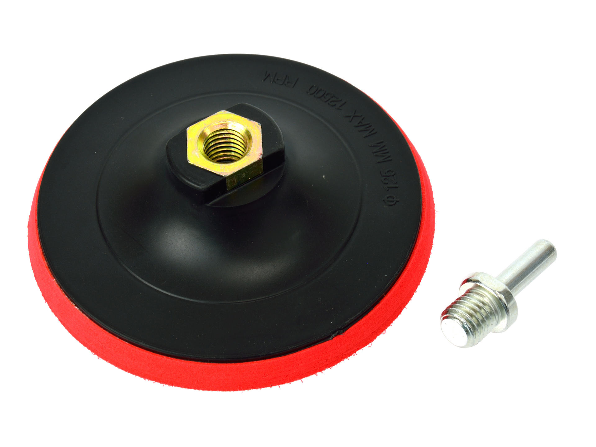 GEKO G00322 Brusný leštící kotouč pro brusku vrtačku 125mm s adaptérem