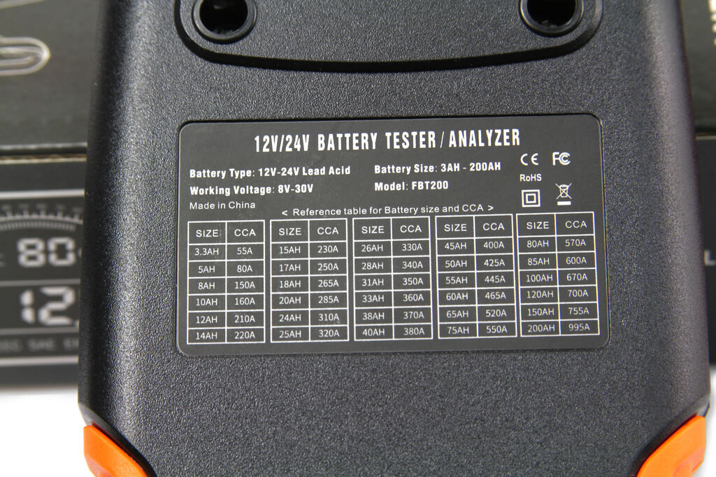 MAR-POL M82520 Tester měřič baterií akumulátorů 12V a 24V