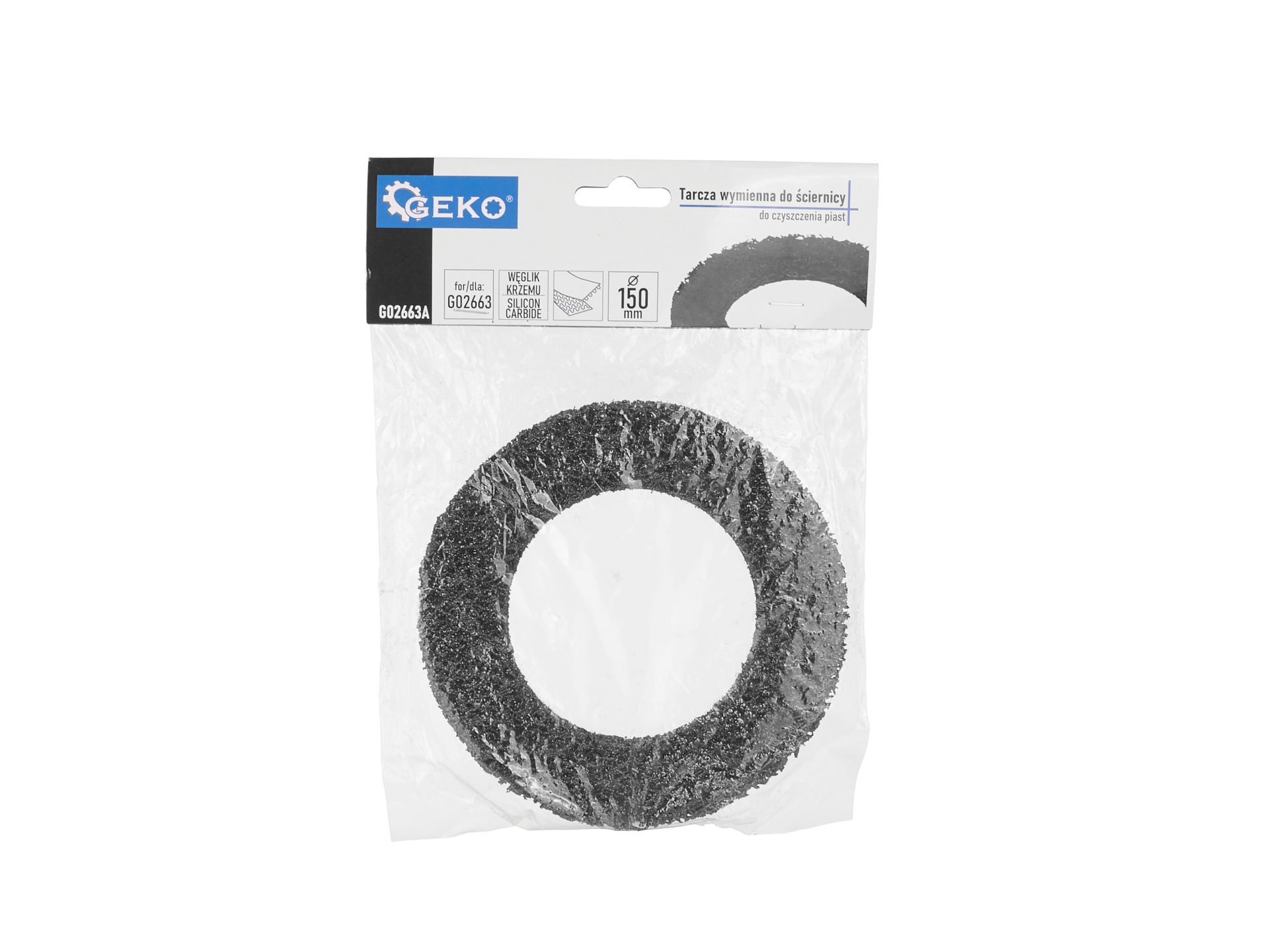 GEKO G02663A Náhradní brusný kotouč 150mm, na náboje kol