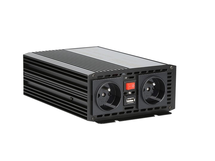 Kraft&Dele KD1254 Měnič napětí pro vozidla, automobily 12V na 230V 700W USB
