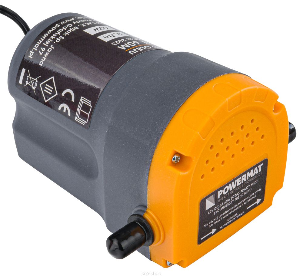 Powermat PM-CPN-60M Palivové čerpadlo 12V přečerpávání paliva 60W