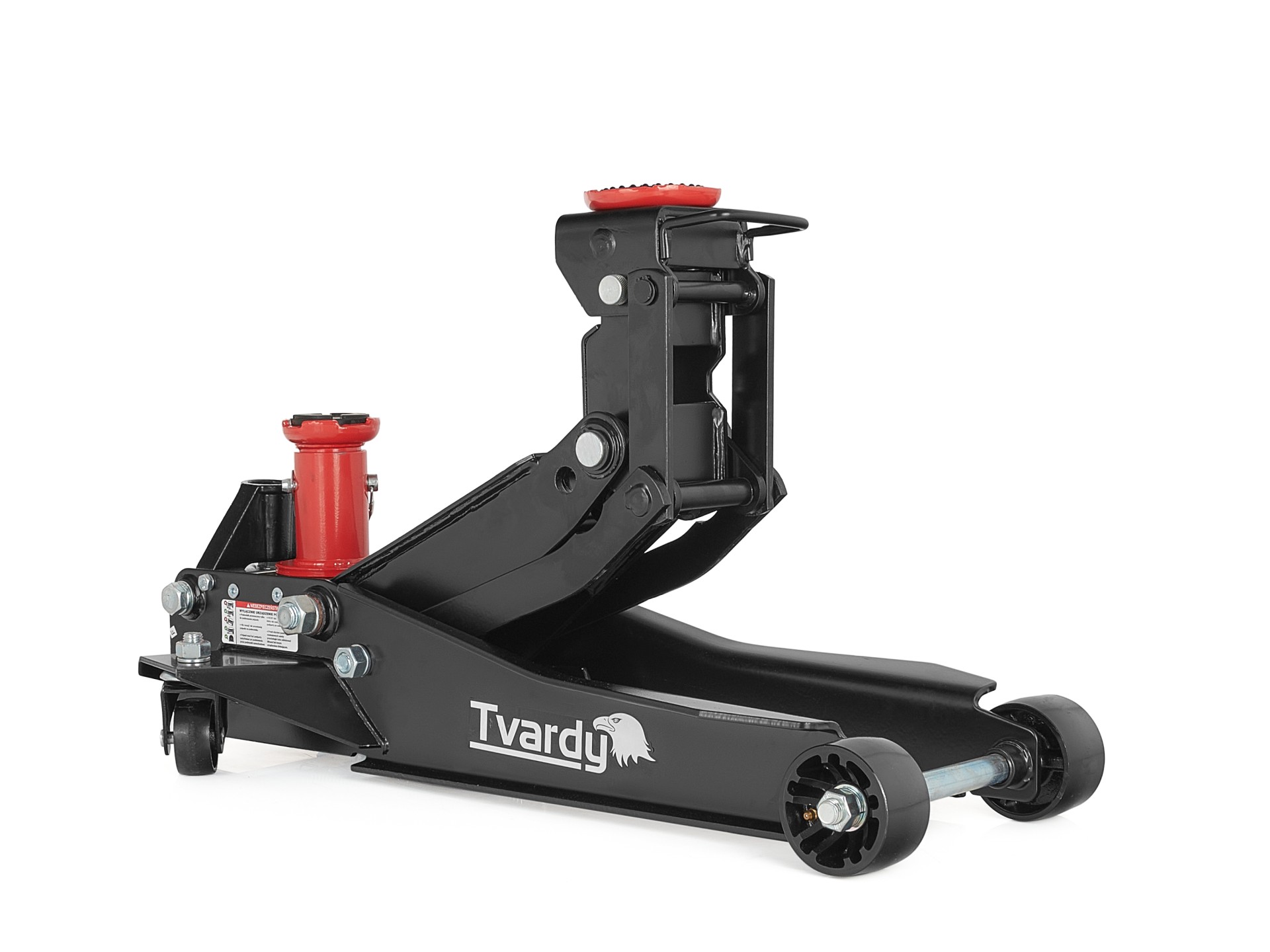 Tvardy T00310 Nízkoprofilový hydraulický zvedák 3T hever pod auto 9,8-77cm PROFI