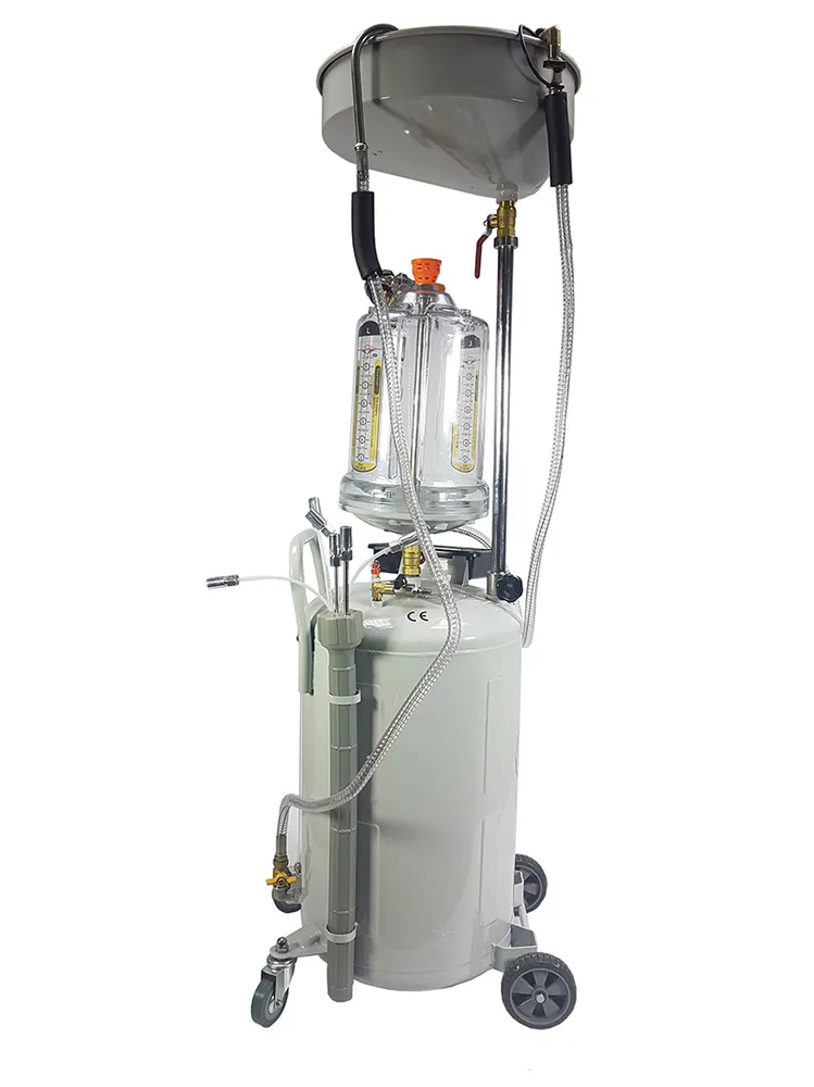 Mar-Pol M78305 Pneumatická odsávačka / vypouštěčka oleje 80L jímka, trychtýř