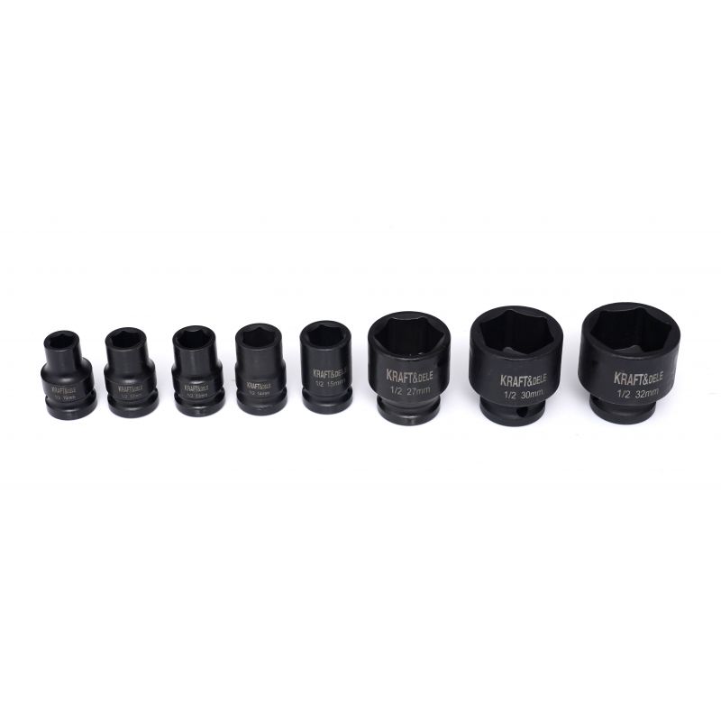 KRAFT&DELE KD11762 Nástrčné klíče hlavice 1/2" 16ks sada 6-hran