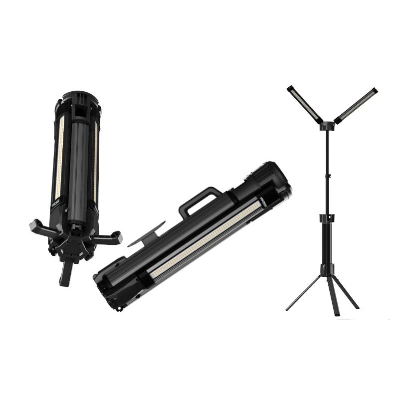 Kraft&Dele KD1266 Pracovní lampa na stojanu LED 10000lm svítidlo 220cm