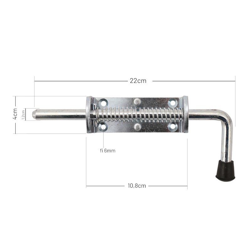 IRMA ZRR220 Pružinová dveřní zástrč petlice 12x220mm 5ks