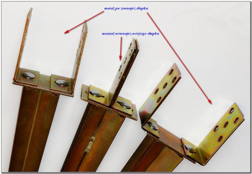 IRMA PS120 Kotevní patka zatloukací kotva nastavitelná 0-120x600mm