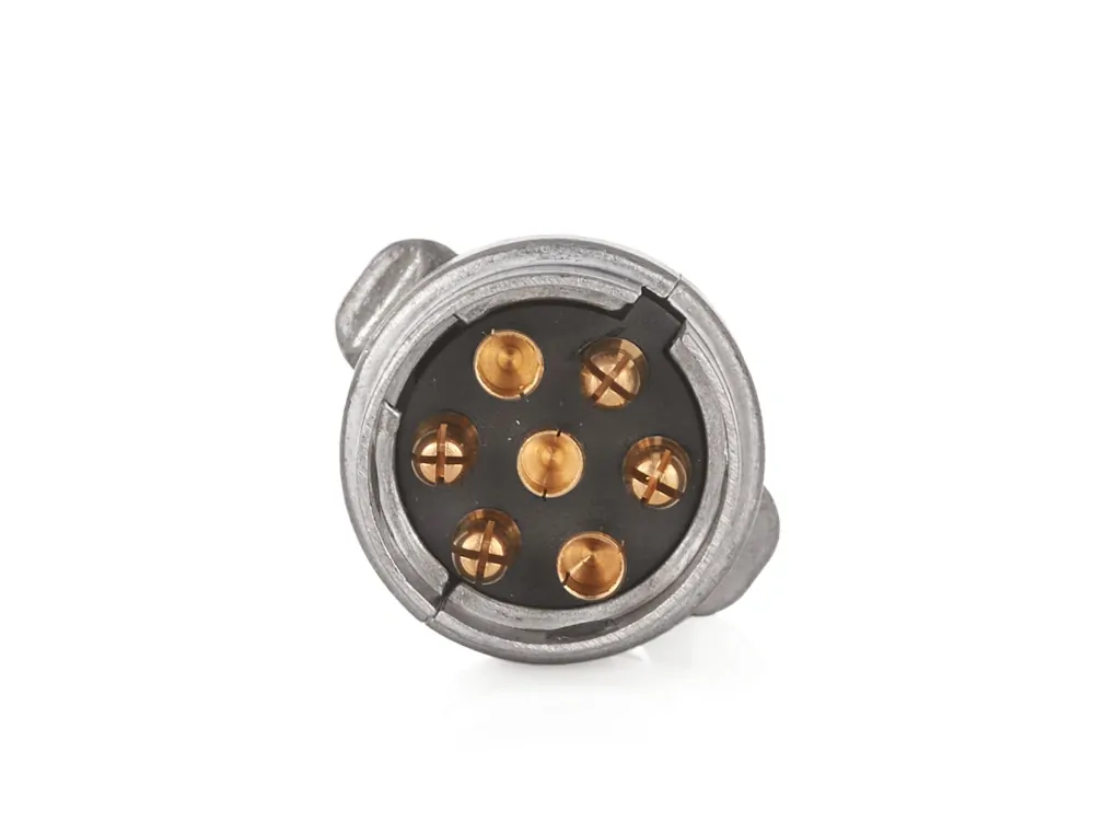 GEKO G02325 Zástrčka - zásuvka přívěsu 7PIN 12V (hliník)