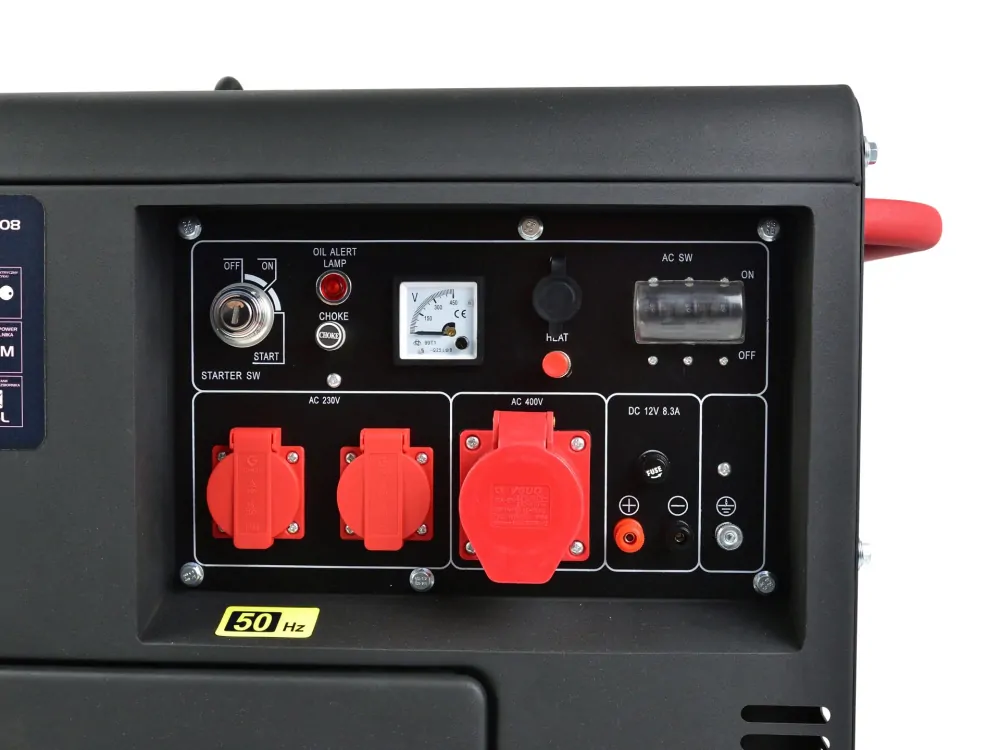 Tvardy T05008 Elektrocentrála s elektronickým startováním 11HP 6,4kW Diesel silent