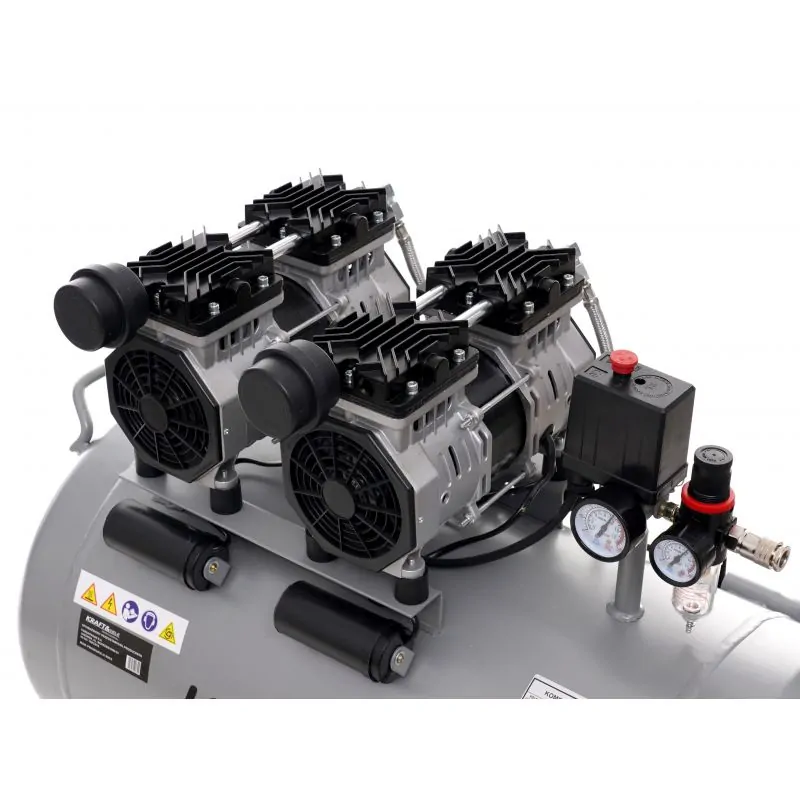 KRAFT&DELE KD1398 BEZOLEJOVÝ KOMPRESOR 100L / 2 x 1500W