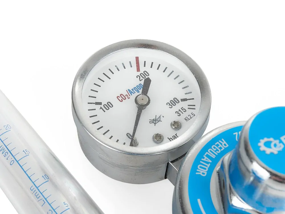 GEKO G80076 Regulátor redukční ventil CO2 / ARGON se dvěma průtokoměry