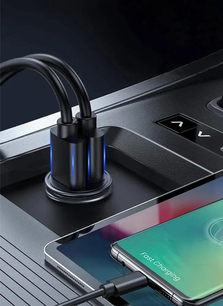GEKO K02220 Nabíječka do auta s funkcí rychlého nabíjení 24W 4,8A
