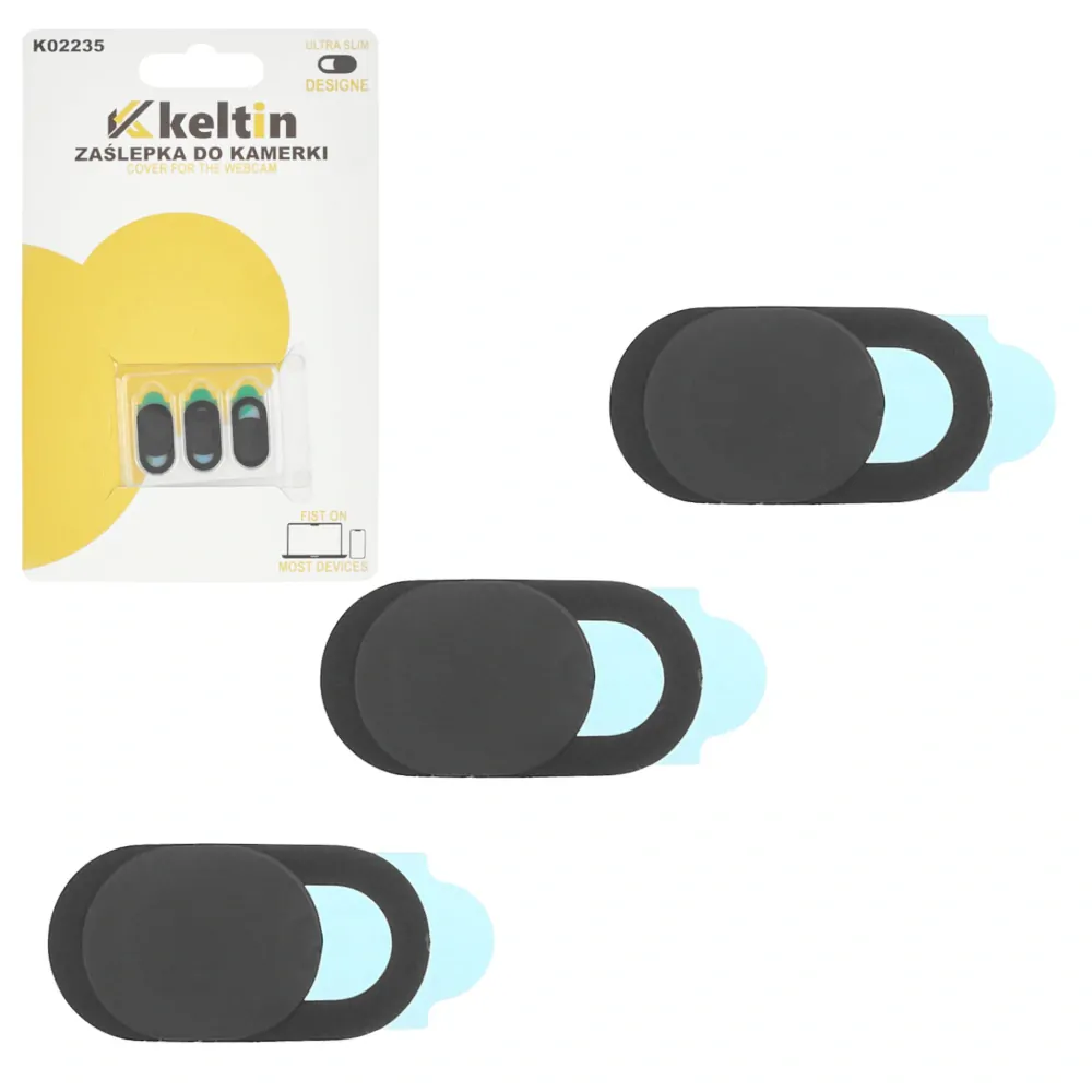 KELTIN K02235 Kryt na web kameru sada 3 ks