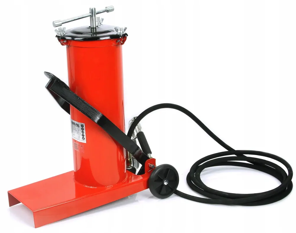 MAR-POL M78070 Nožný pojazdný mazací lis, maznica 6L