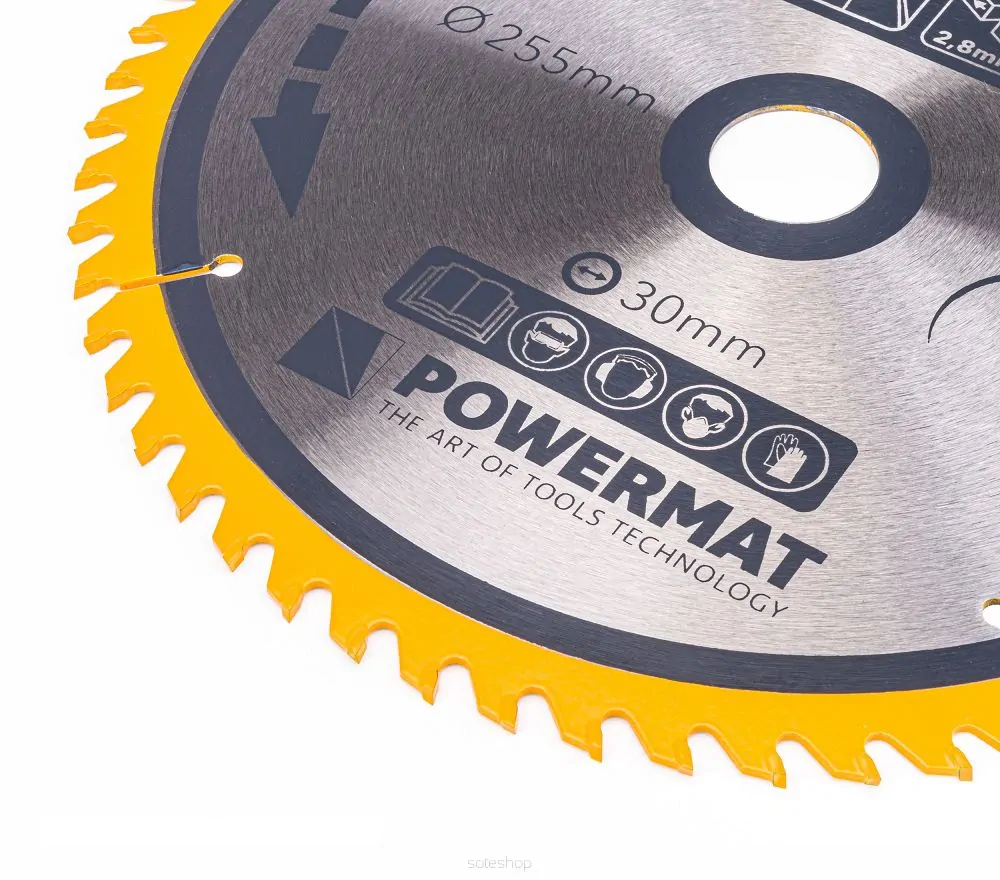 POWERMAT TDD-255x30x60Z KOTOUČ NA DŘEVO 255x30 60z
