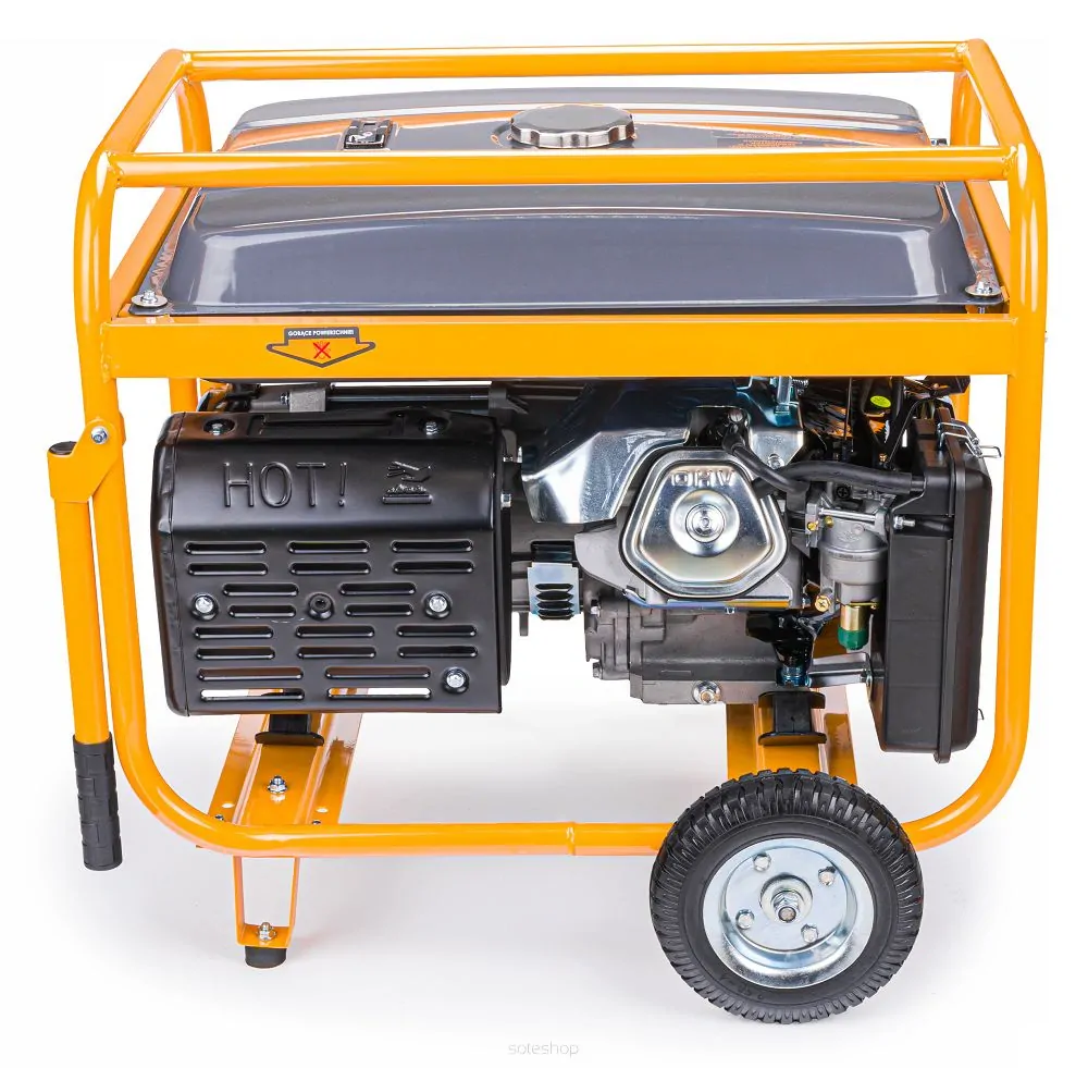 POWERMAT PM-AGR-6500M-K ELEKTROCENTRÁLA GENERÁTOR PROUDU 230 V / 50 Hz 6500W