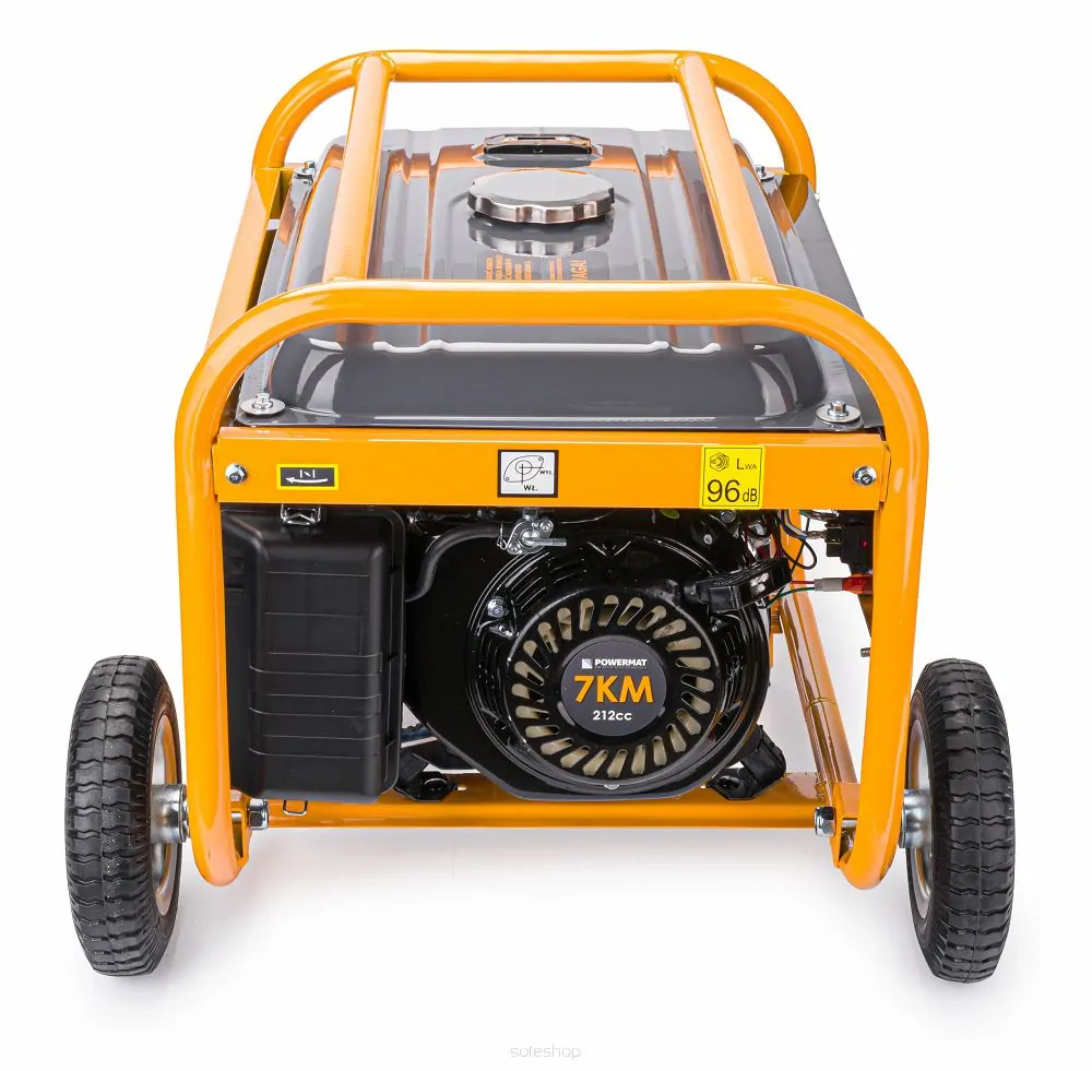 POWERMAT PM-AGR-3000M-K ELEKTROCENTRÁLA GENERÁTOR PROUDU 230 V / 50 Hz 3000W