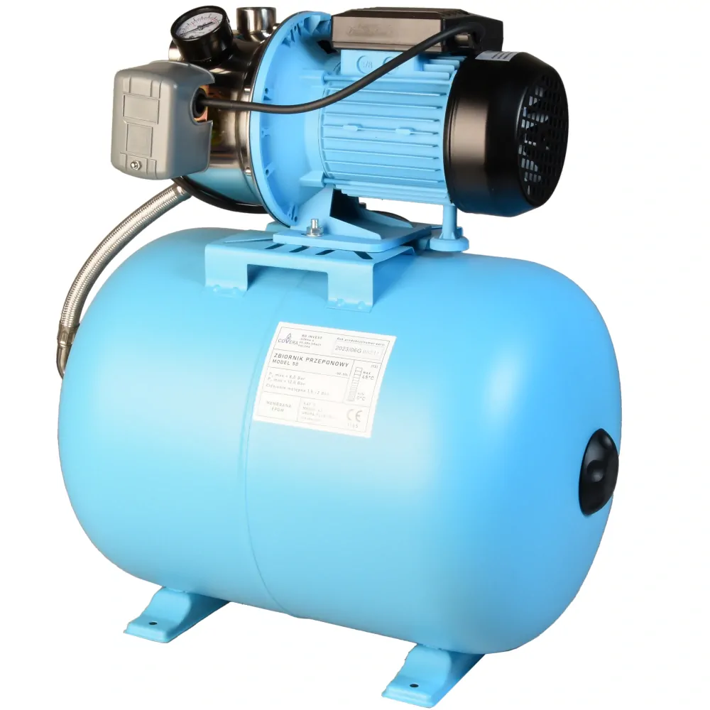 COVERA BG-K0001-50M JS 1100 JS 1100 Vodárna s tlakovou nádobou 50L s příslušenstvím
