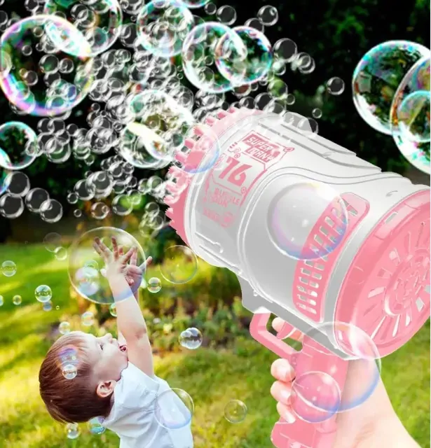 Bubble rocket Dětská pistole na bublinky bublifuk