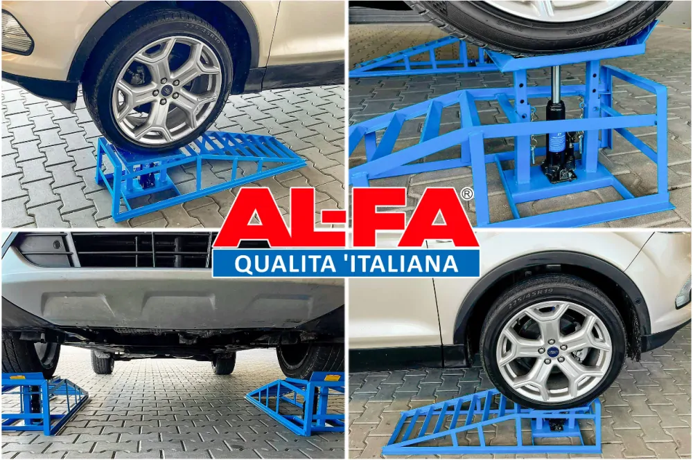 AL-FA ALRN2478 Nájezdová hydraulická rampa zvedák pod auto 2T 2kusy