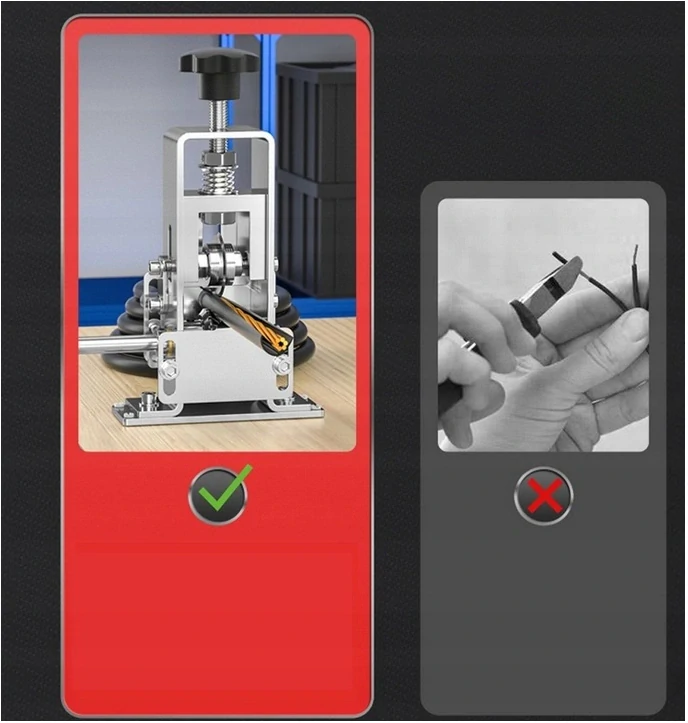 SZPILA Odizolovací stroj odizolovač odstraňovač izolace 4 otvory