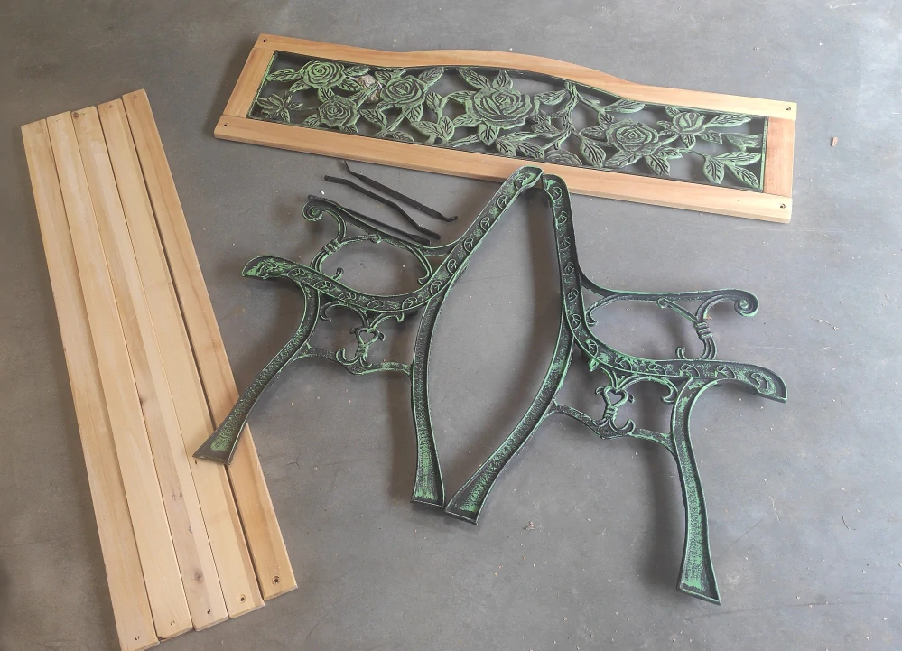 A270 Elegantní zahradní lavička lavice ROSE 122x56x74cm