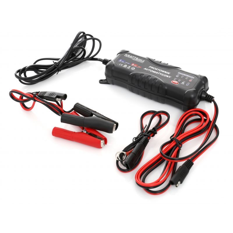 Kraft&Dele KD1289 Automatická nabíječka baterií 2A pro 6V, 2A / 4A pro 12V