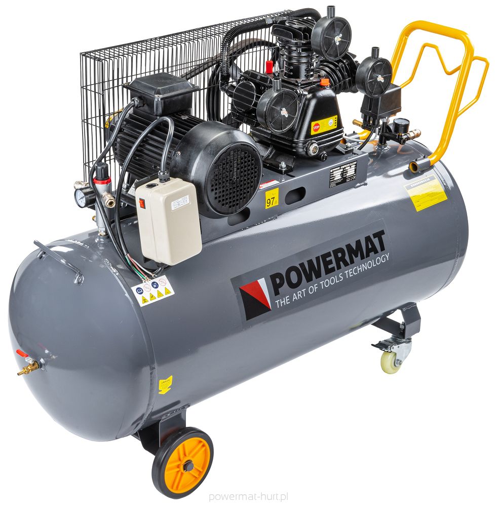 POWERMAT PM-KO-300T-400V Olejový kompresor 300L/min 9kW 8 bar