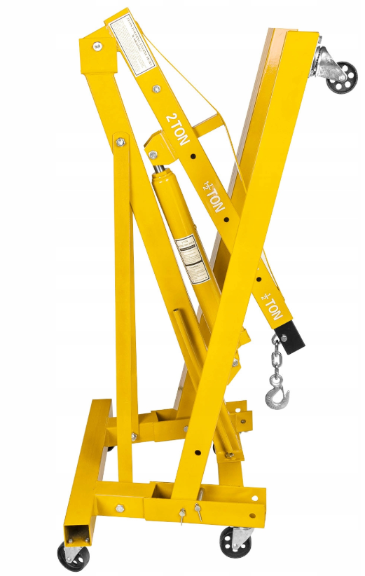 ASAKA ASEC-2T 2000kg Dílenský hydraulický jeřáb, zvedák, kladkostroj 2T