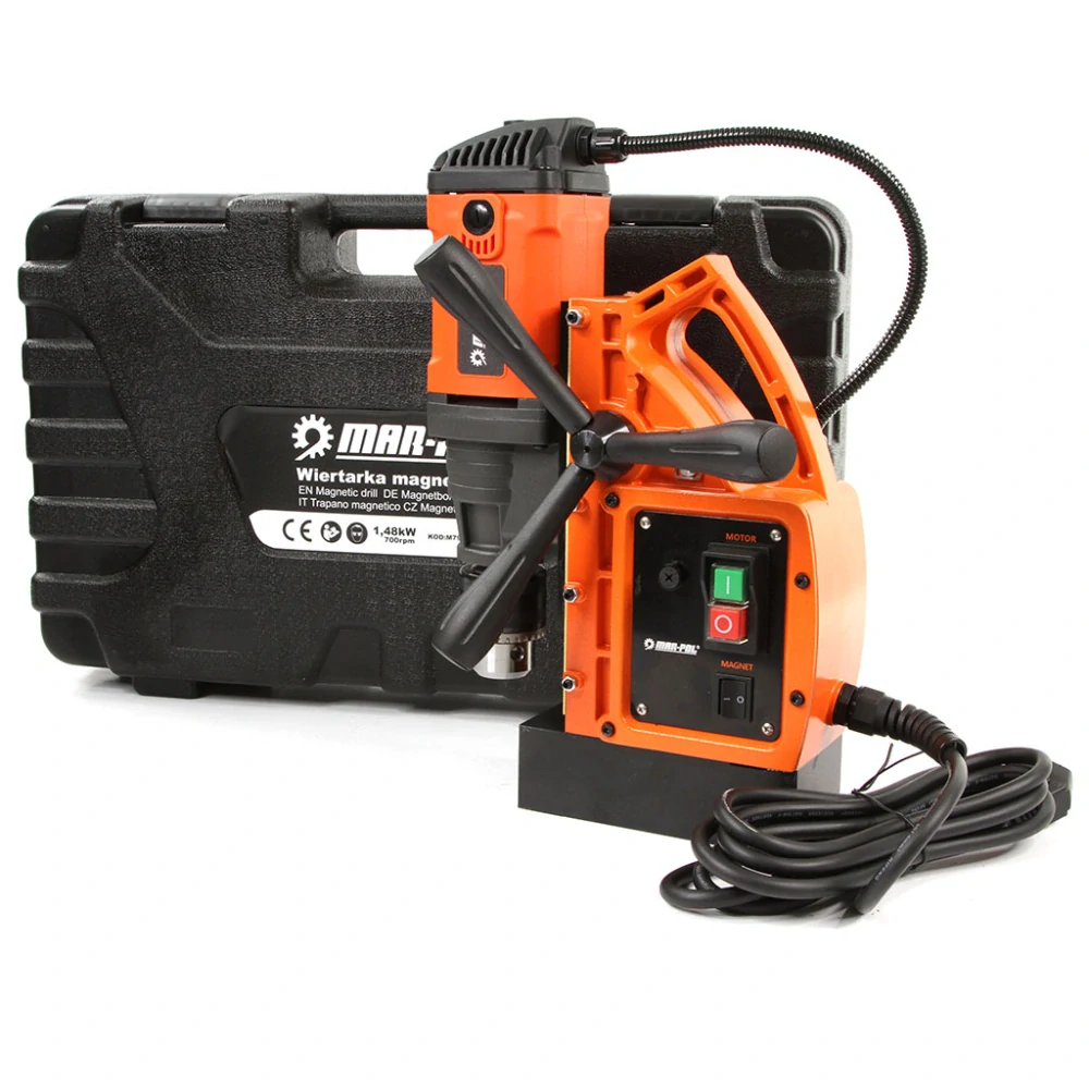 MAR-POL M79221 Stojanová magnetická vrtačka 1480W 11500N