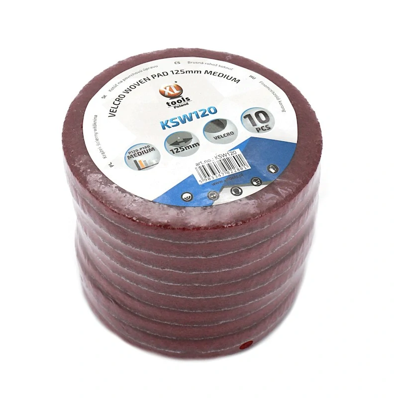 Irma WLK92 Brusný kotouč z netkané textilie 125 mm 120-180 MEDIUM 10ks