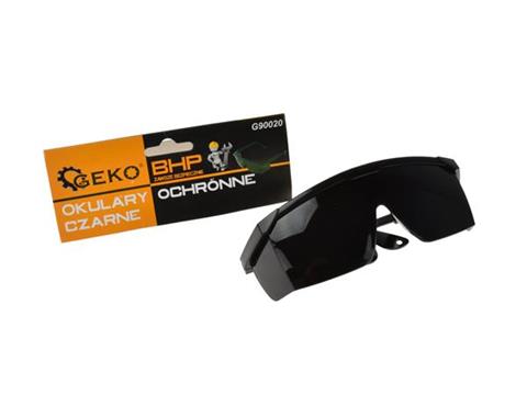 GEKO G90020 Ochranné pracovní brýle černé ochrana očí