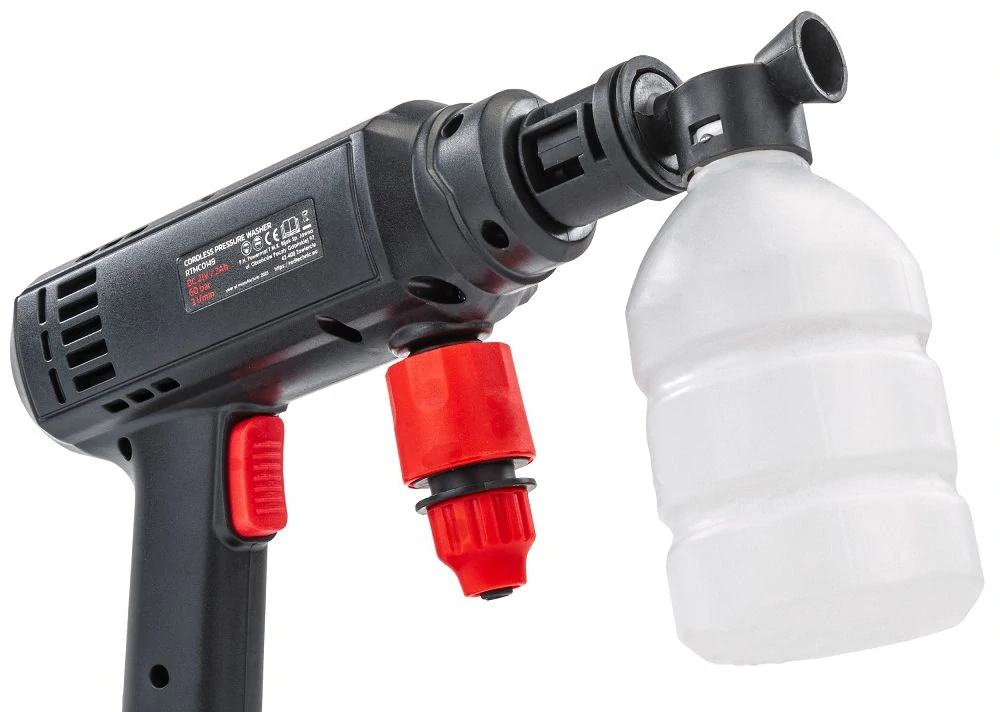 Powermat RTMC0149  Akumulátorový vysokotlaký čistič vapka 