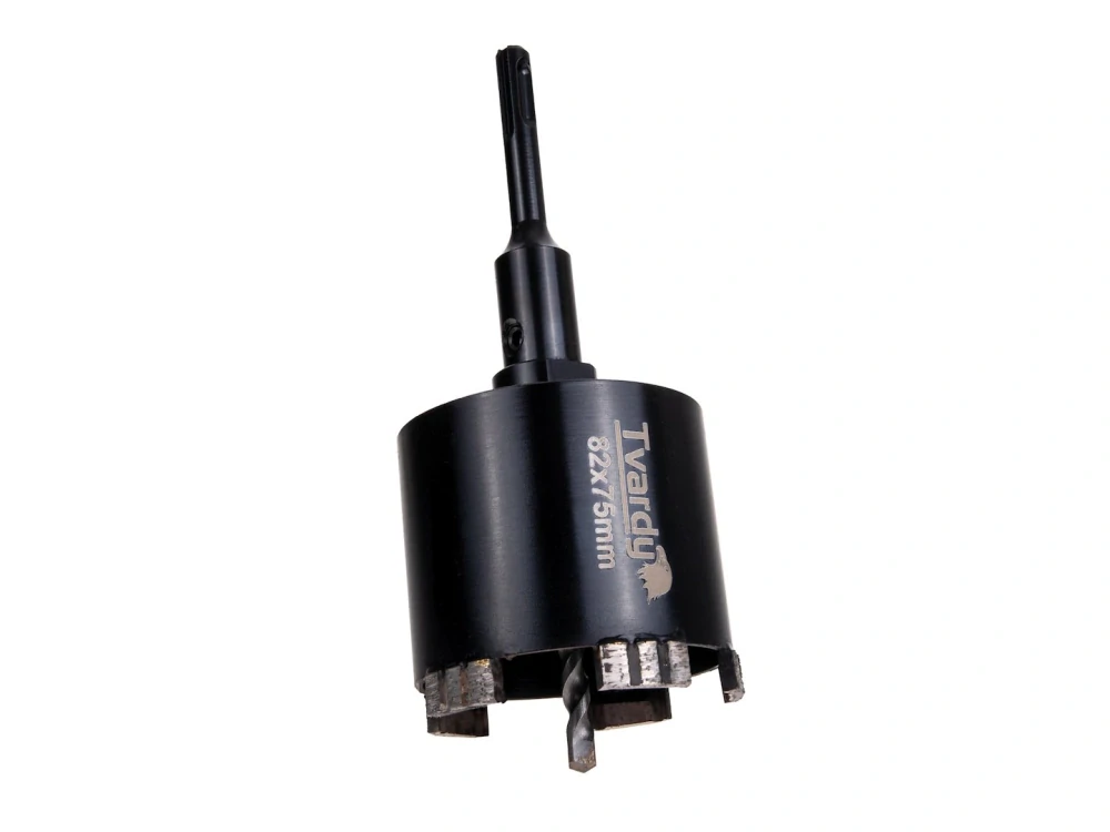 Geko T00799 Korunkový vrták vykružovák do zdi betonu turbo 82mm SDS Plus