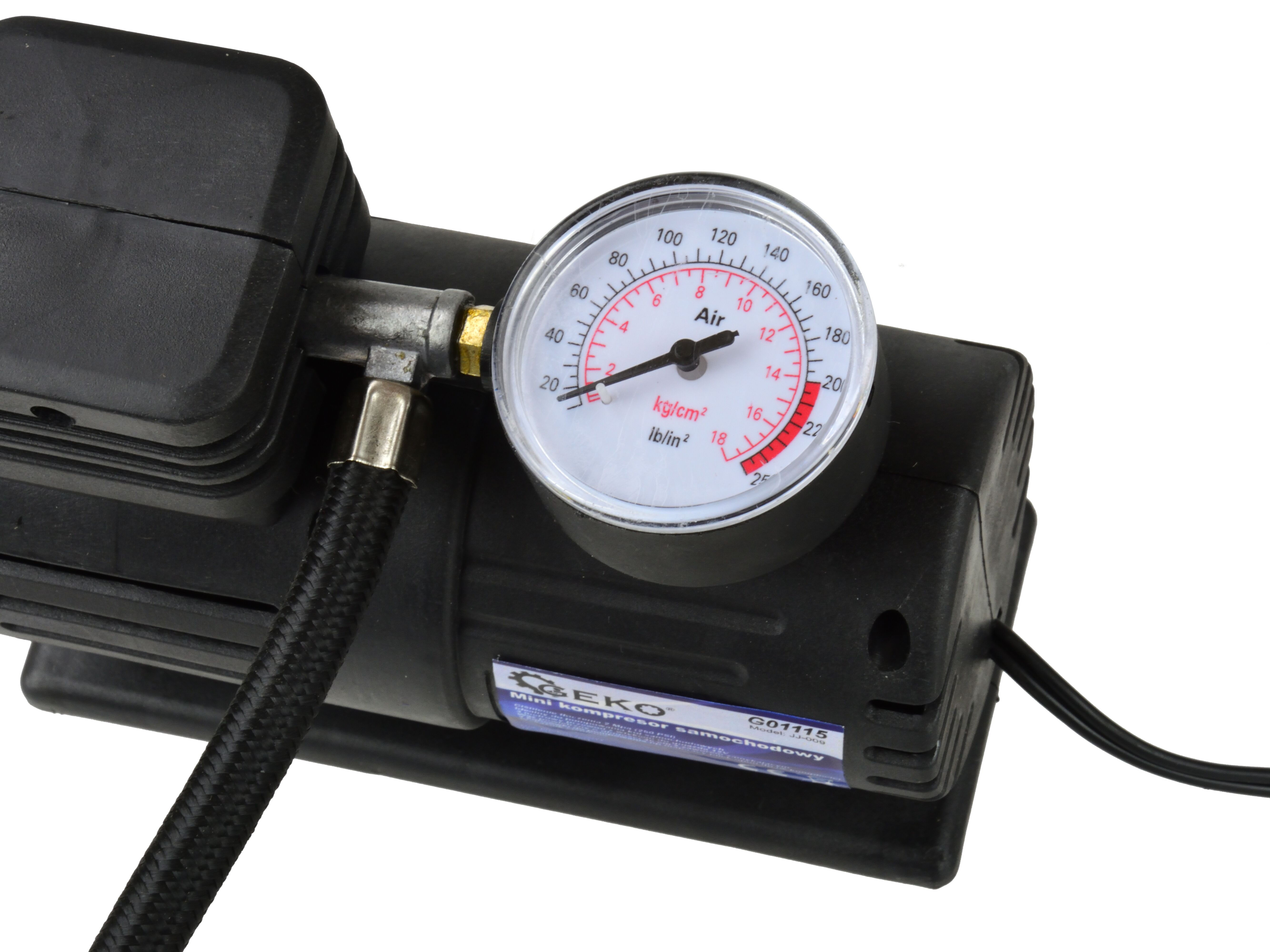 GEKO G01115 Mini kompresor, pumpa na kola auta, pumpování 12V