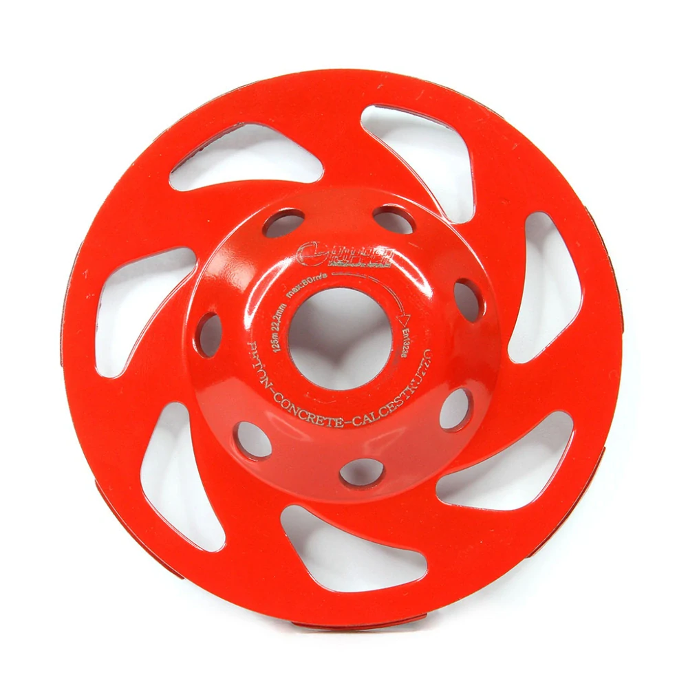 MAR-POL M90901 DIAMANTOVÝ KOTOUČ NA BETON 125 mm x 22,2 mm JEDNODUCHÝ FORMÁT L