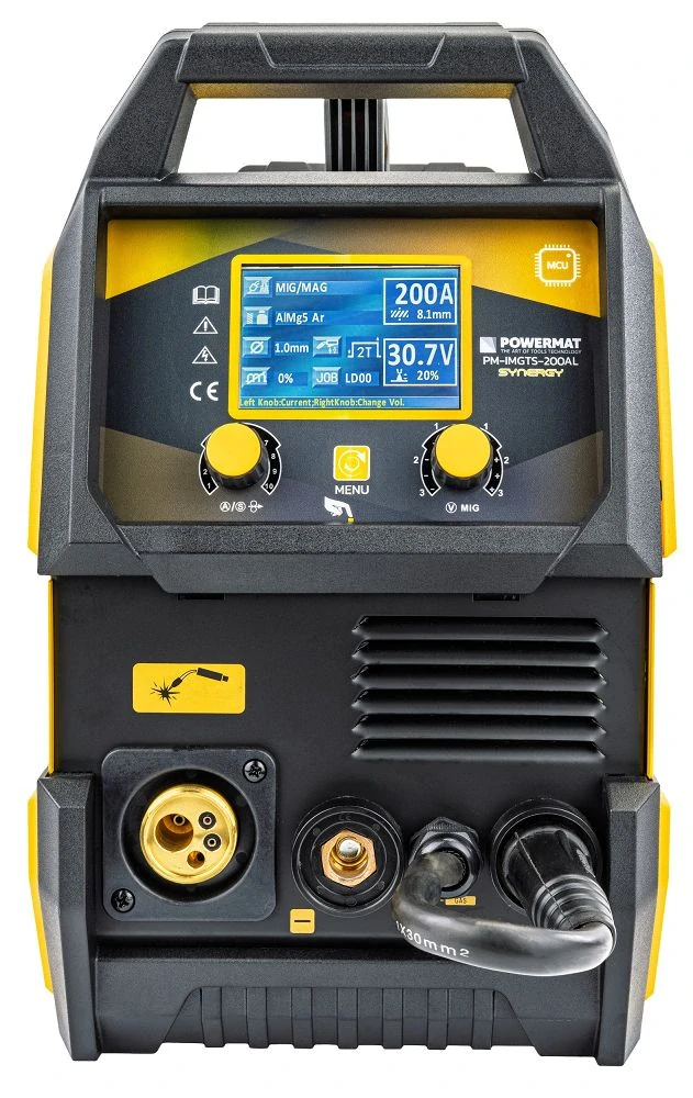 Powermat PM-IMGTS-200AL INVERTOROVÁ SVÁŘEČKA MIG/MAG, SYN MIG, MIG PULSE, MMA LIFT-TIG