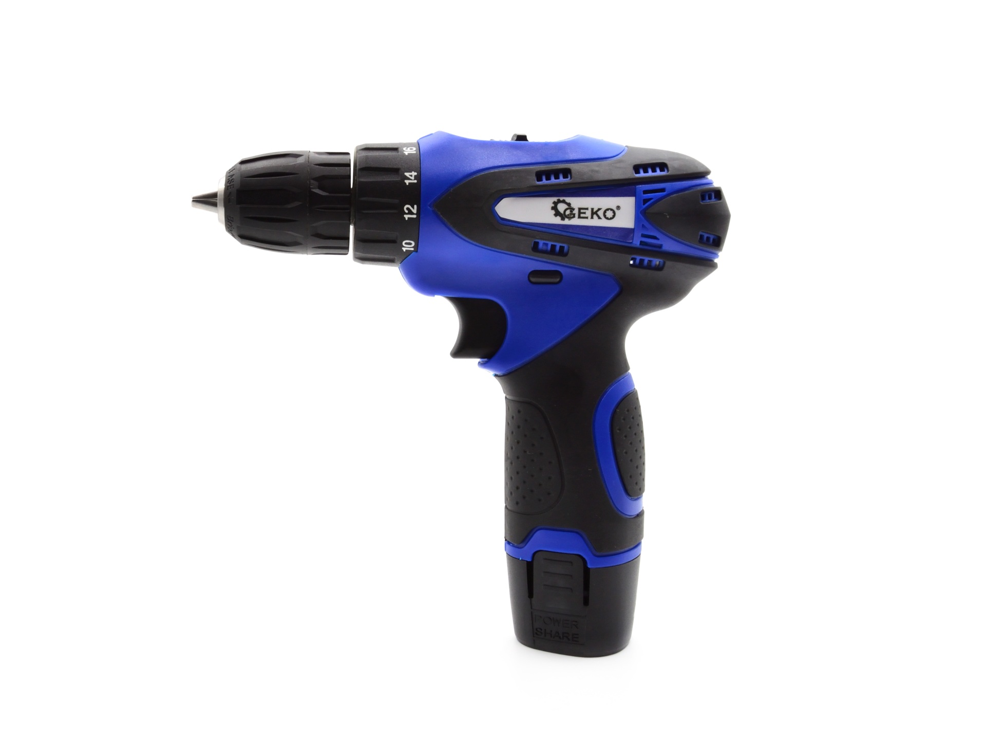 GEKO G80653 18V AKU VRTAČKA Li-Ion, aku šroubovák 10mm + 2 BATERIE SADA
