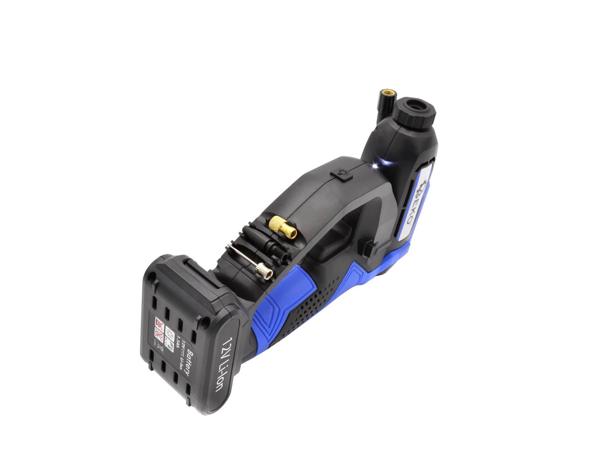 GEKO G80652 Aku kompresor 12V pumpa na kola do auta LCD pumpování