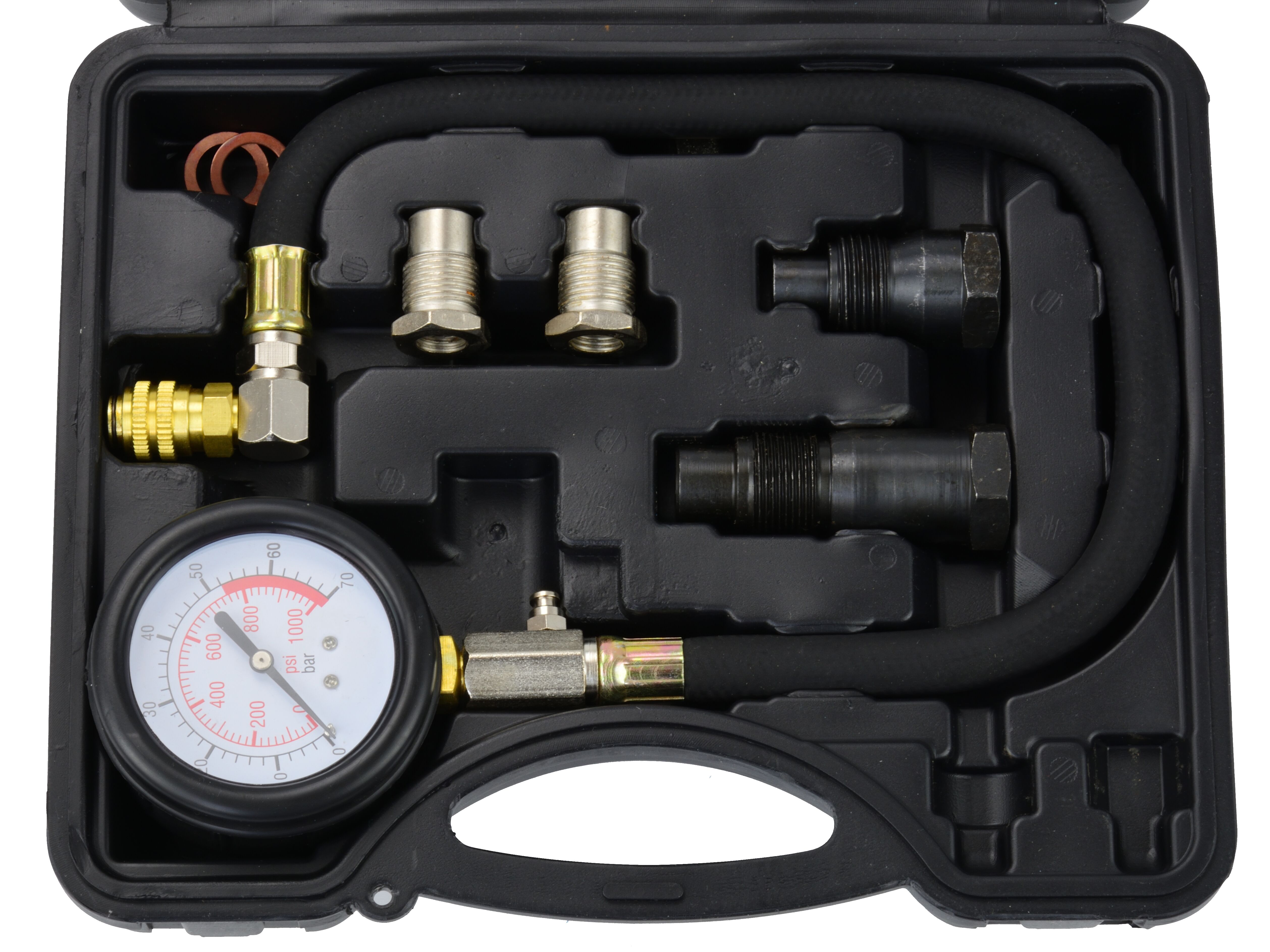 GEKO G02510 Tester měrič tlaku diesel přístroj pro měření tlaku 0-70bar