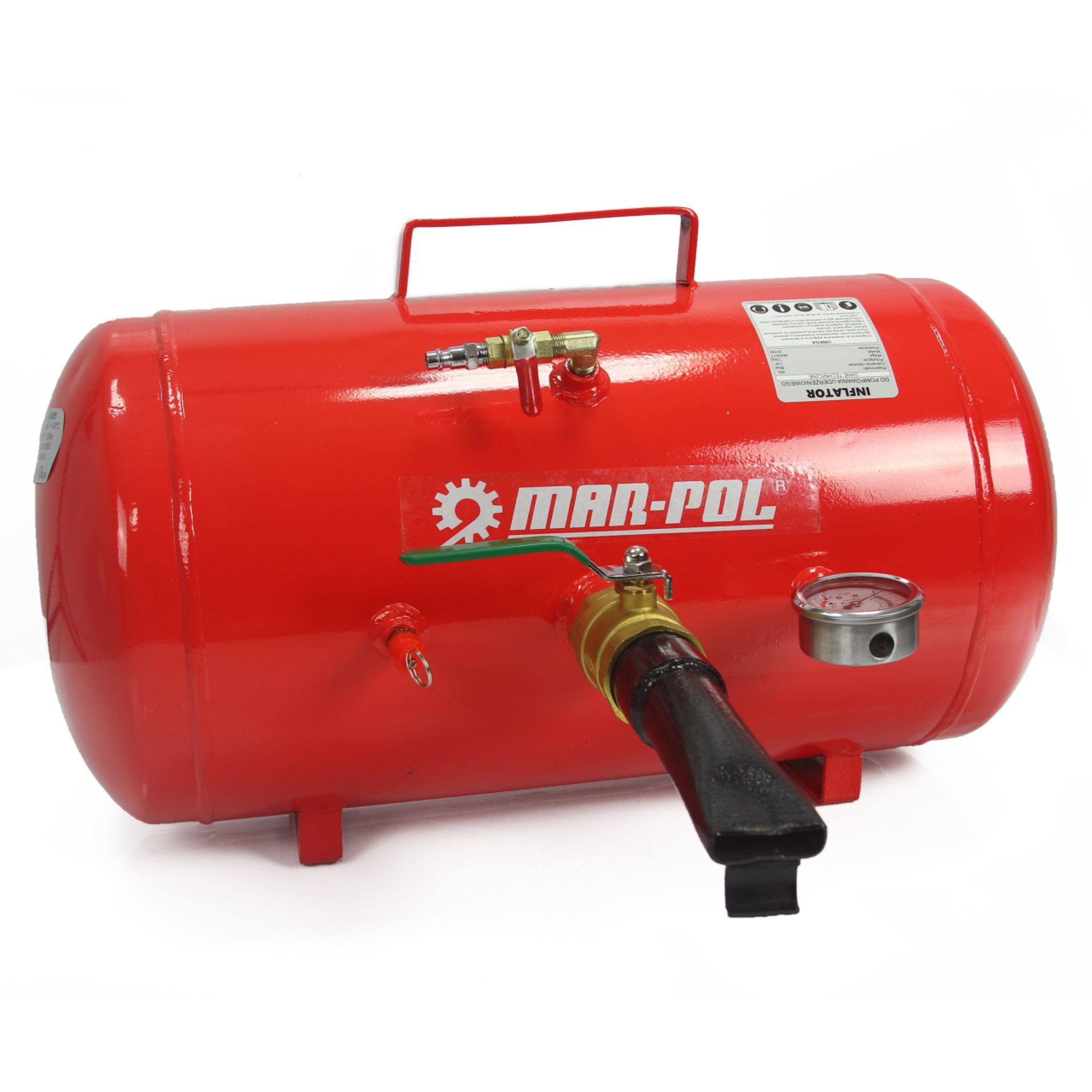 MAR-POL M40011 Tlaková nádrž na huštění pneumatik 40L Hustilka