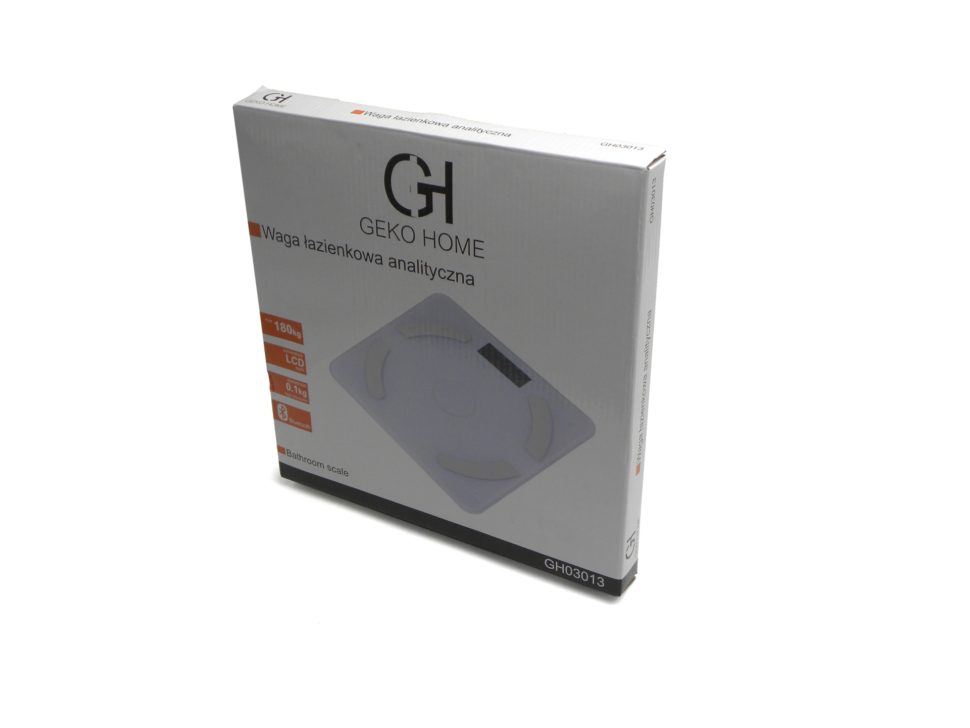 GEKO GH03013 Koupelnová analytická digitální váha LCD s bluetooth 180kg