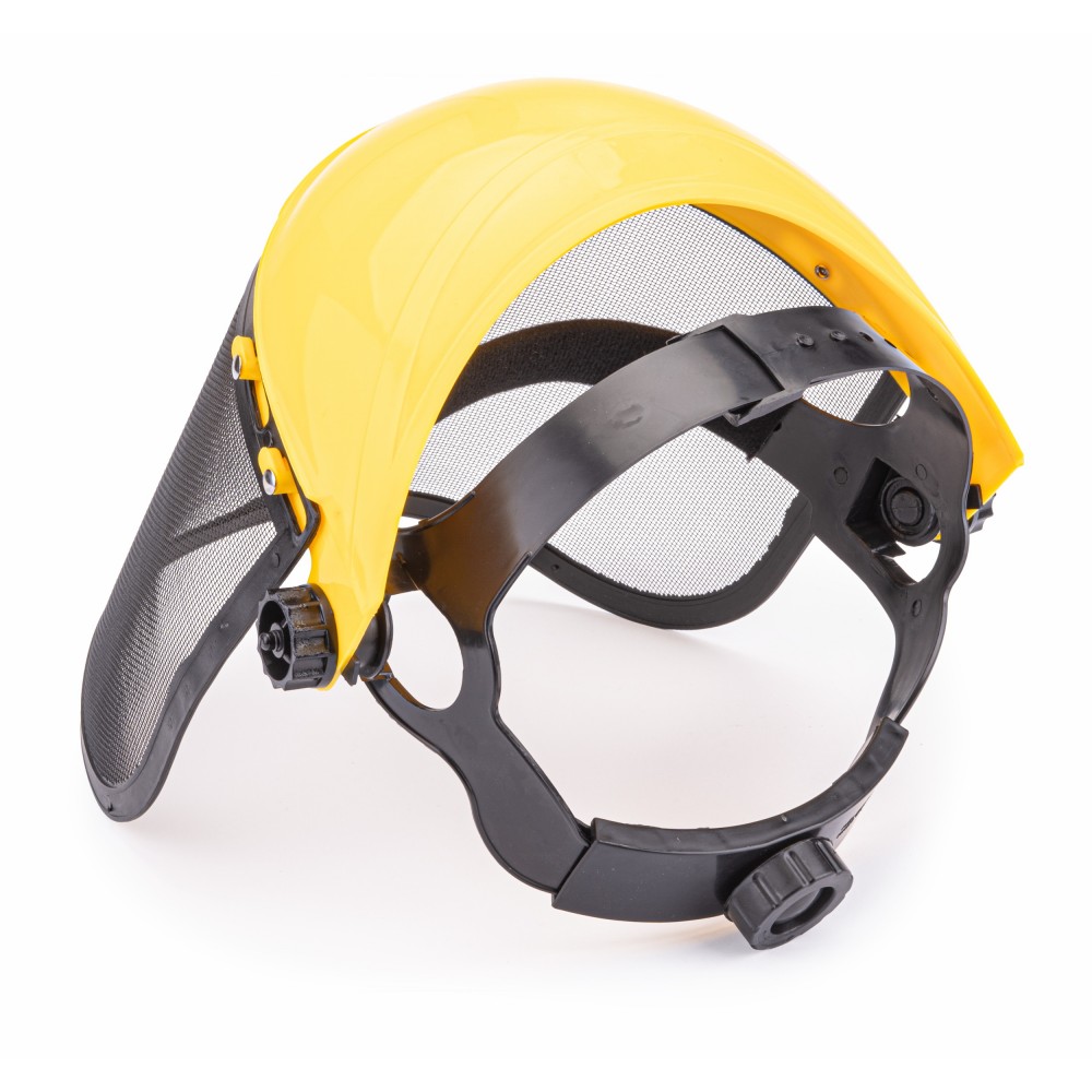 POWERMAT PM-MDK-S1M Ochranná maska, štít na tvář při sečení trávy, síťková 