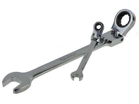 GEKO G10342 Sada klíčů 22ks klíče s ráčnou očkové, vidlicové, ohybné 6-32mm