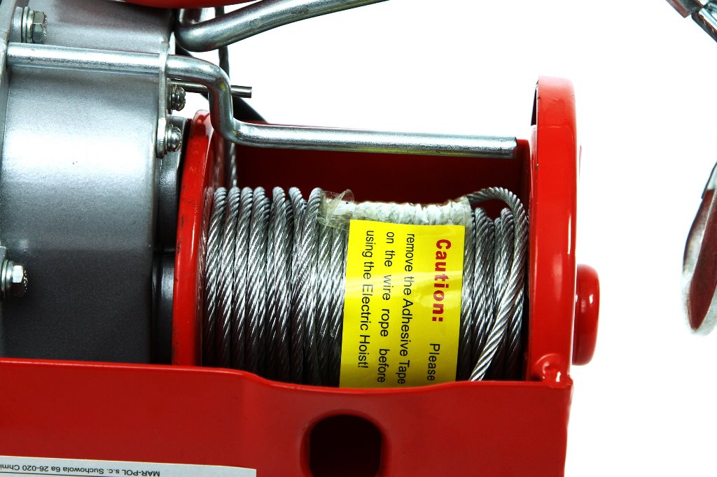 MAR-POL M80790 1050WAT ELEKTRICKÝ / LANOVÝ / STAVEBNÍ NAVIJÁK 300 / 600kg 230V